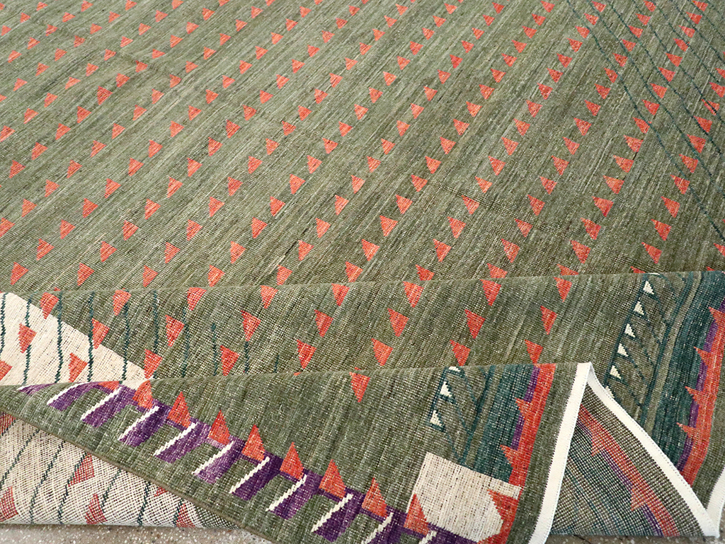 Modern East Turkestan Khotan Large Room Size Carpet, No.33014 - Gsblank