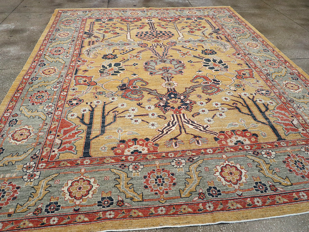 Modern East Turkestan Khotan Room Size Carpet, No.33016 - Gsblank