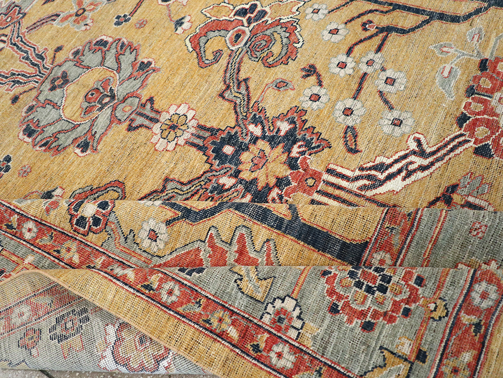 Modern East Turkestan Khotan Room Size Carpet, No.33016 - Gsblank