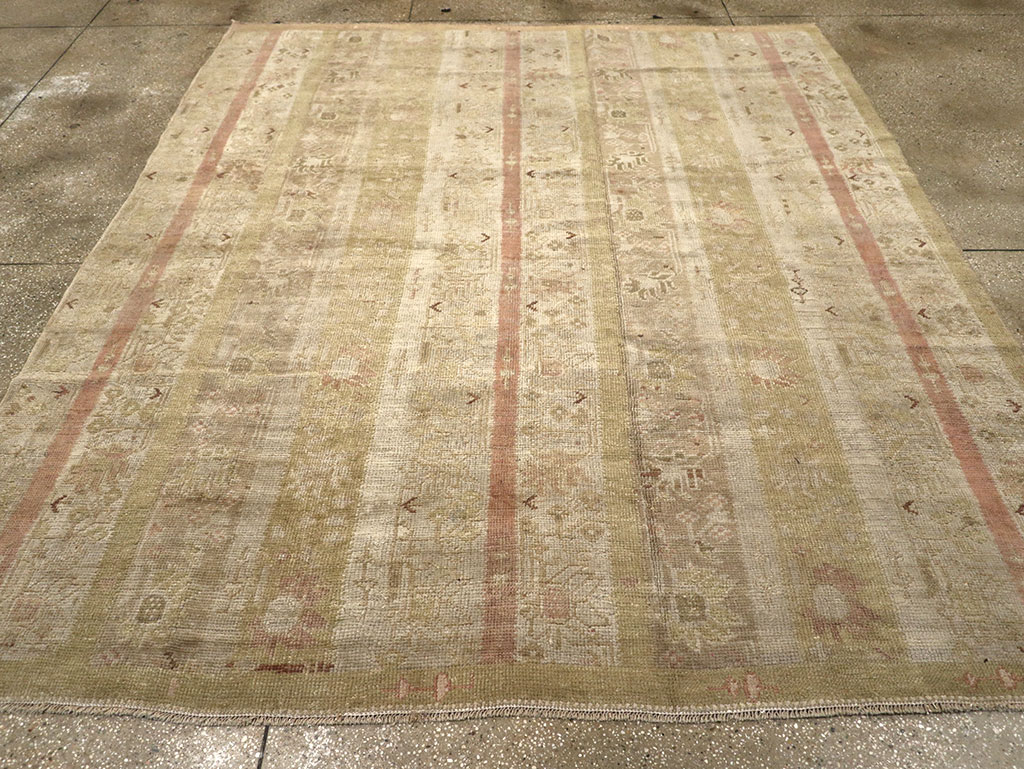 Antique Turkish Ghiordes Room Size Carpet, No.33020 - Gsblank