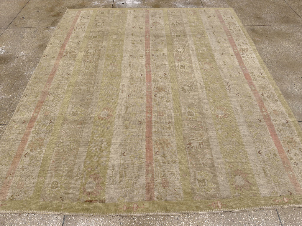 Antique Turkish Ghiordes Room Size Carpet, No.33020 - Gsblank