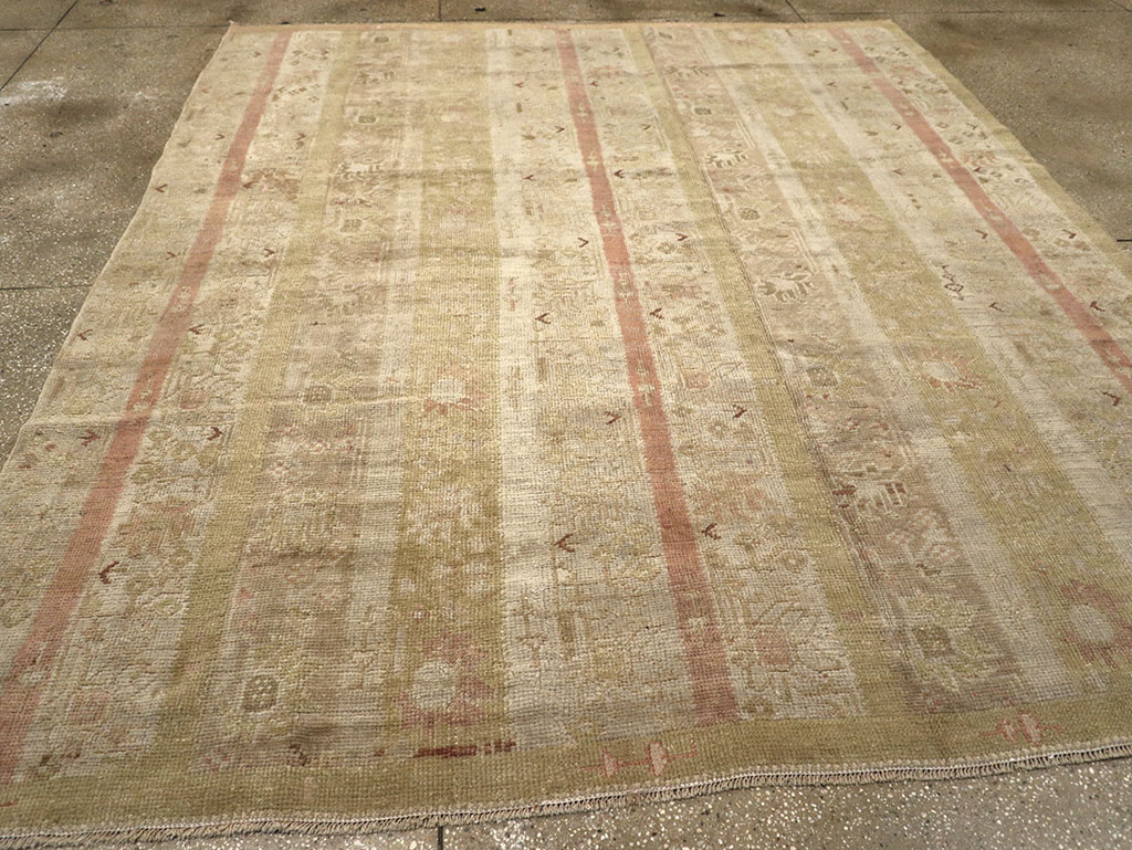 Antique Turkish Ghiordes Room Size Carpet, No.33020 - Gsblank