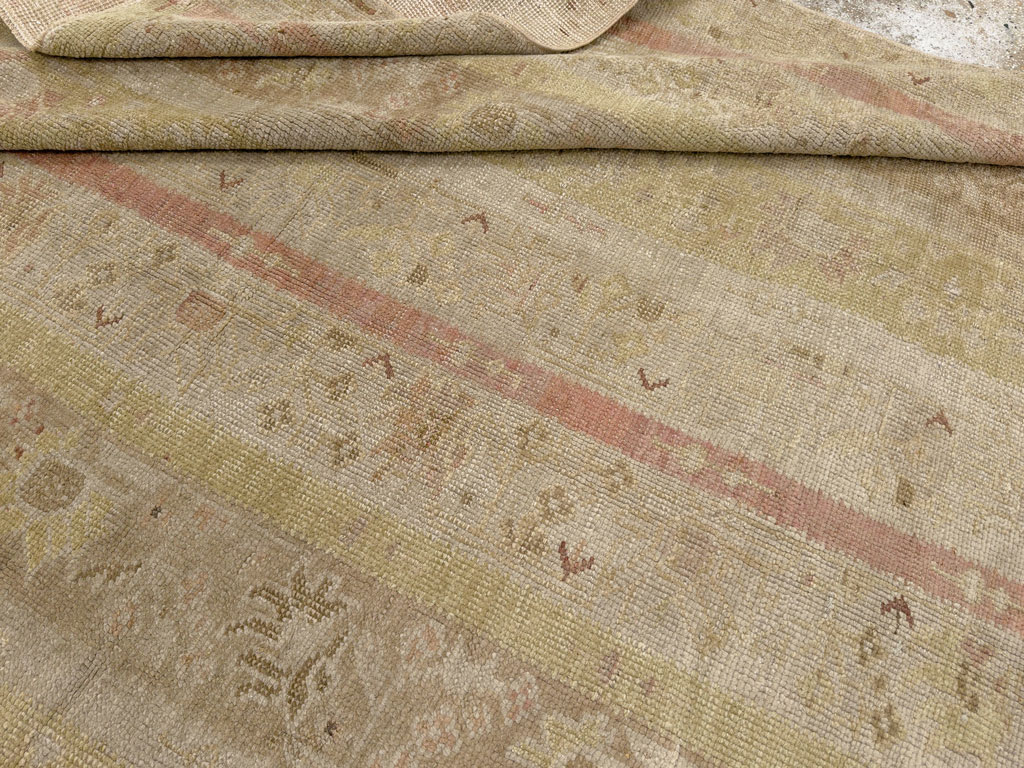 Antique Turkish Ghiordes Room Size Carpet, No.33020 - Gsblank