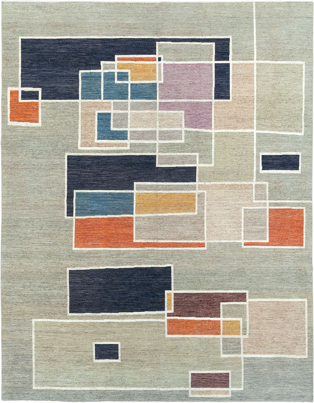 Modern East Turkestan Khotan Room Size Carpet, No.33026 - Gsblank