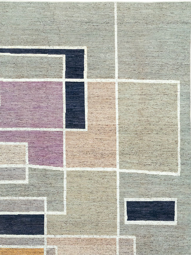 Modern East Turkestan Khotan Room Size Carpet, No.33026 - Gsblank