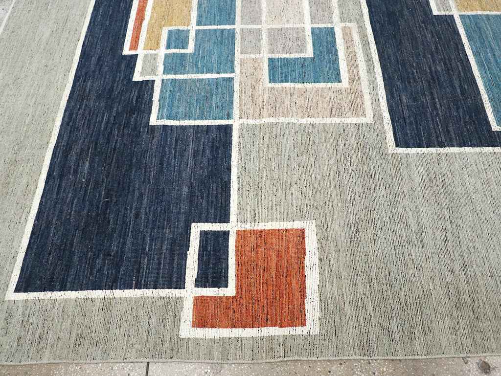 Modern East Turkestan Khotan Room Size Carpet, No.33026 - Gsblank