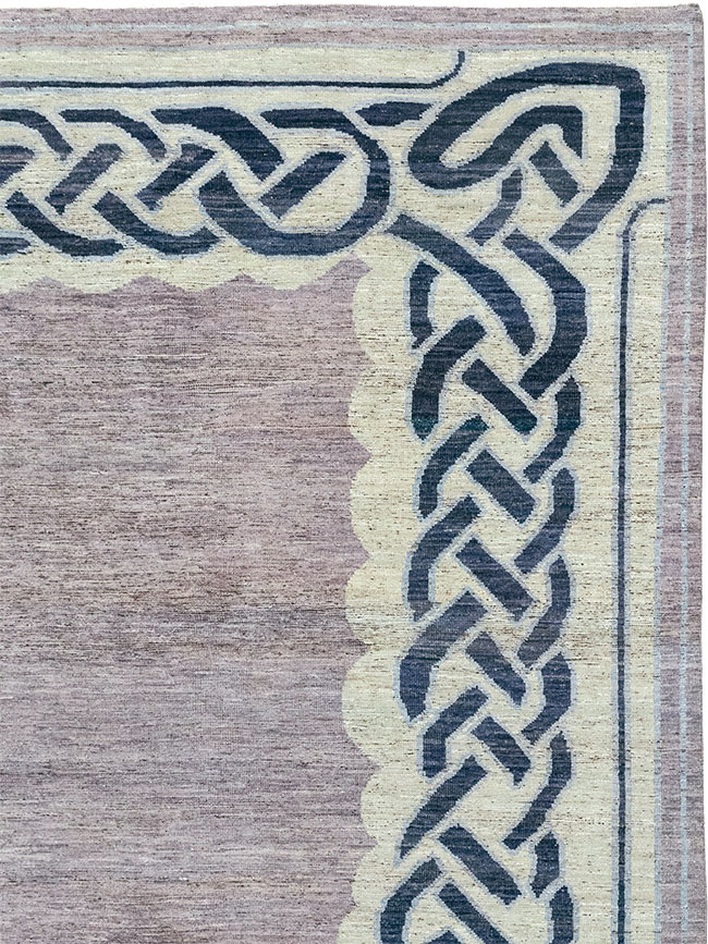 Modern East Turkestan Khotan Room Size Carpet, No.33030 - Gsblank