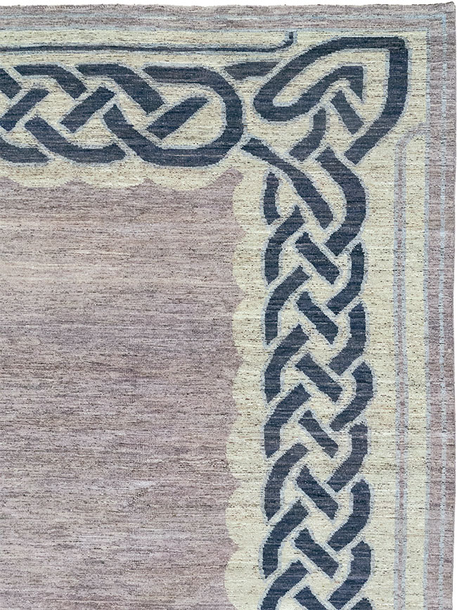 Modern East Turkestan Khotan Room Size Carpet, No.33030 - Gsblank