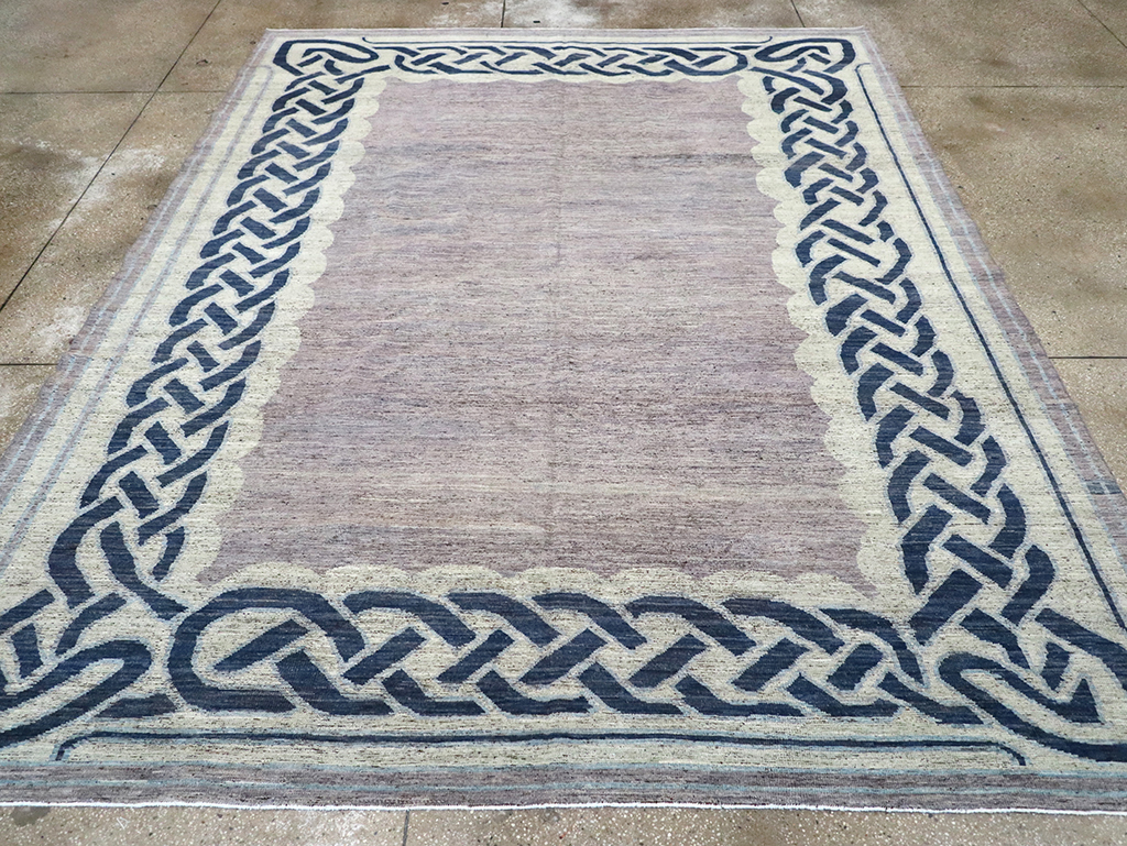 Modern East Turkestan Khotan Room Size Carpet, No.33030 - Gsblank