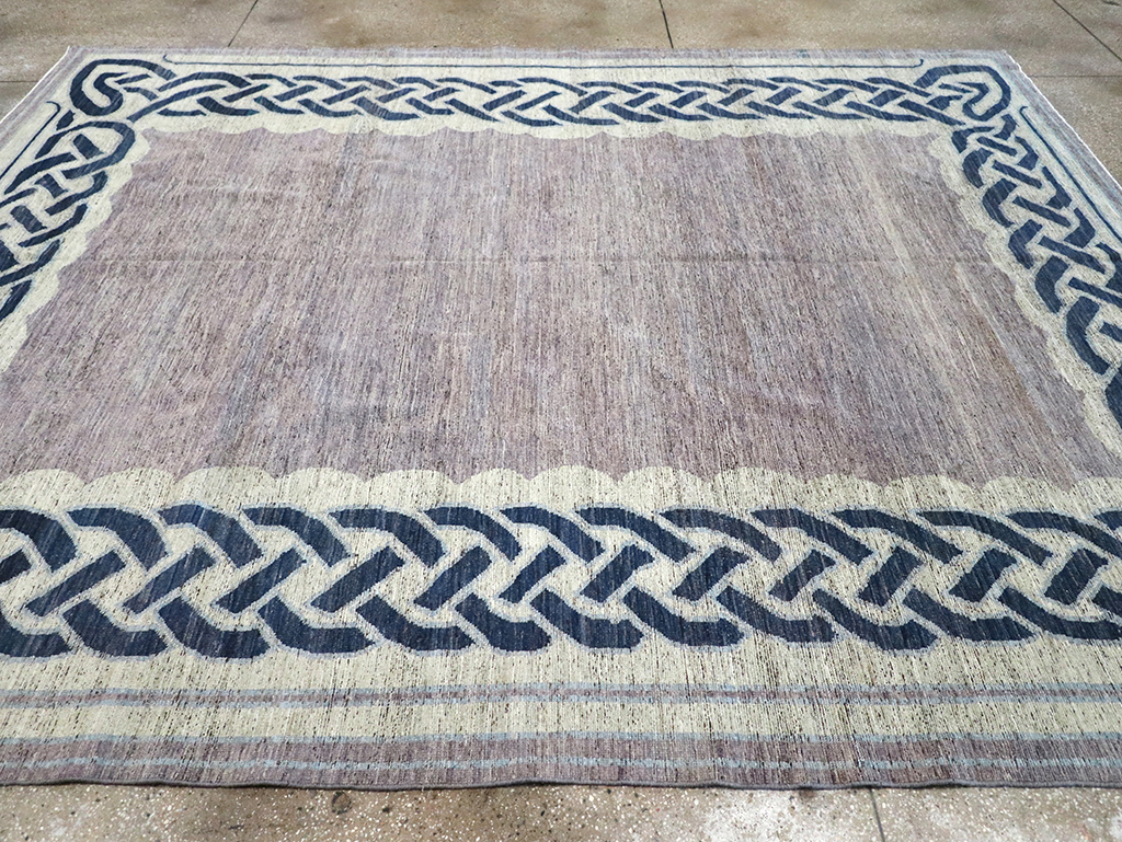 Modern East Turkestan Khotan Room Size Carpet, No.33030 - Gsblank