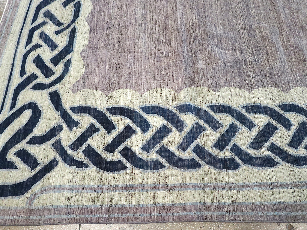 Modern East Turkestan Khotan Room Size Carpet, No.33030 - Gsblank