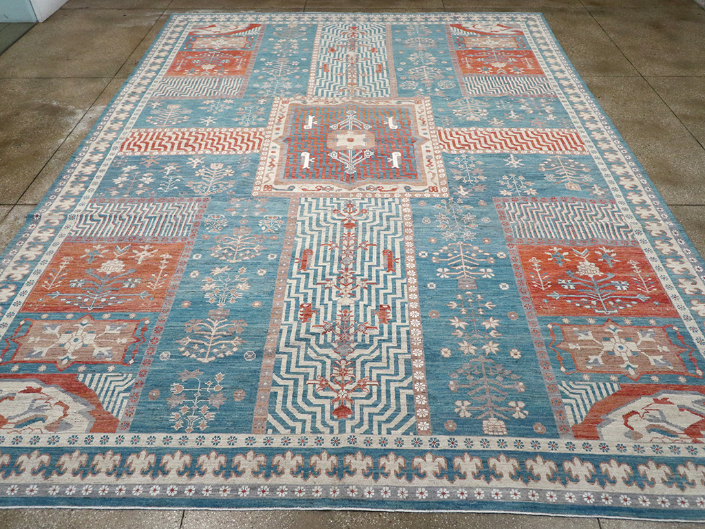 Modern East Turkestan Khotan Large Room Size Carpet, No.33031 - Gsblank