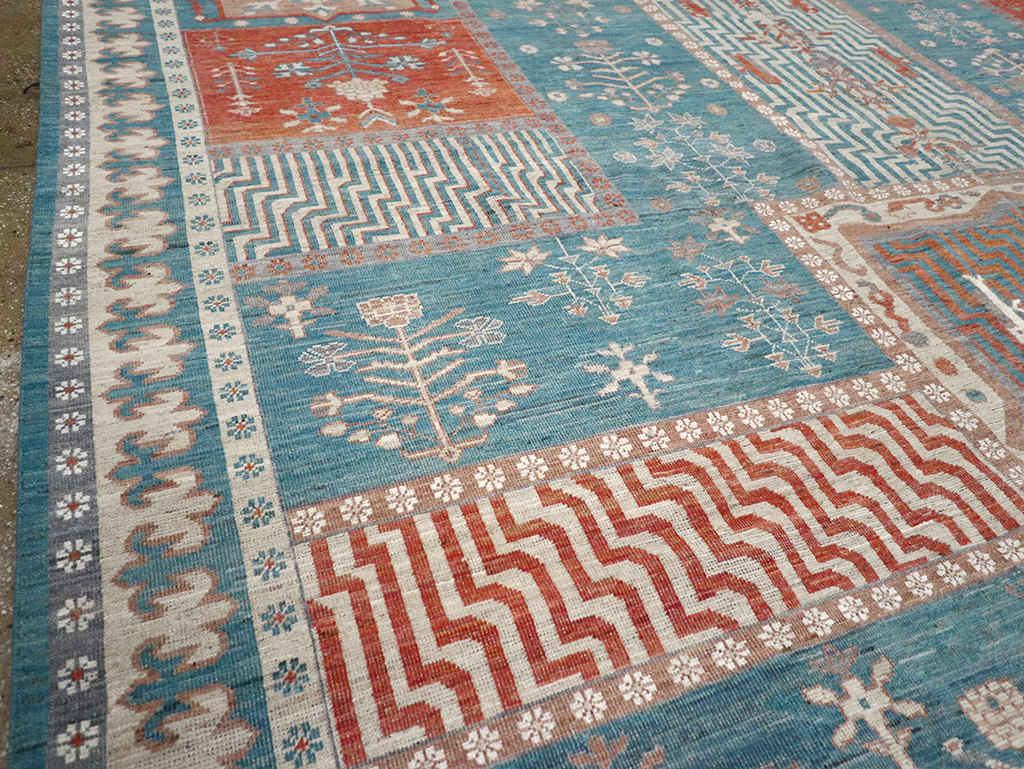 Modern East Turkestan Khotan Large Room Size Carpet, No.33031 - Gsblank