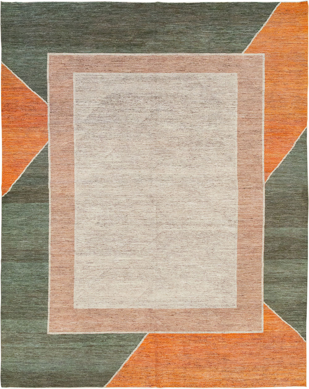 Modern East Turkestan Khotan Room Size Carpet, No.33033 - Gsblank