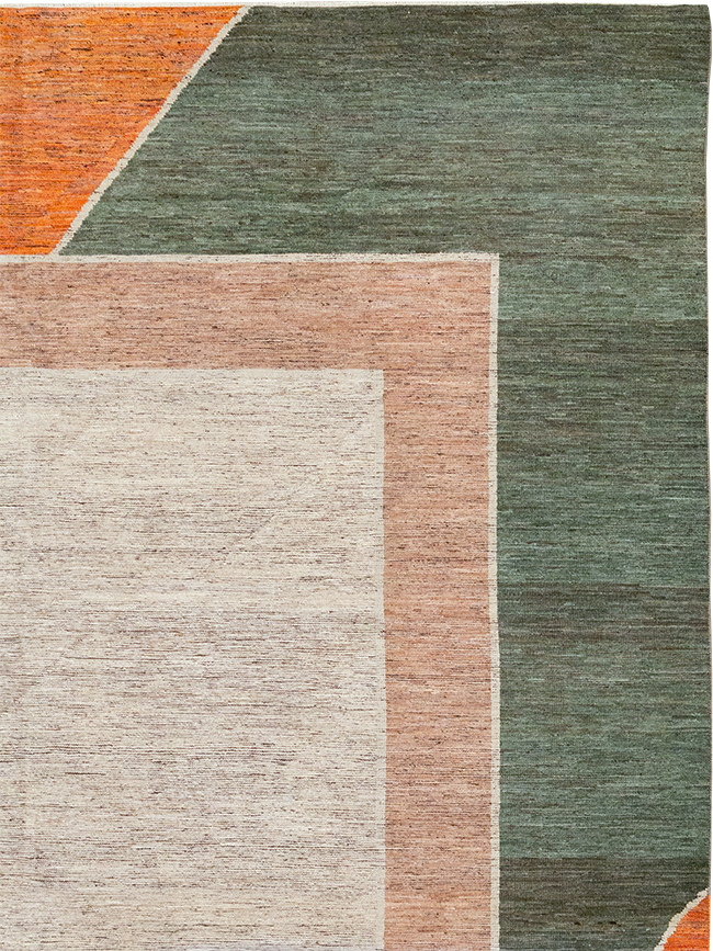 Modern East Turkestan Khotan Room Size Carpet, No.33033 - Gsblank