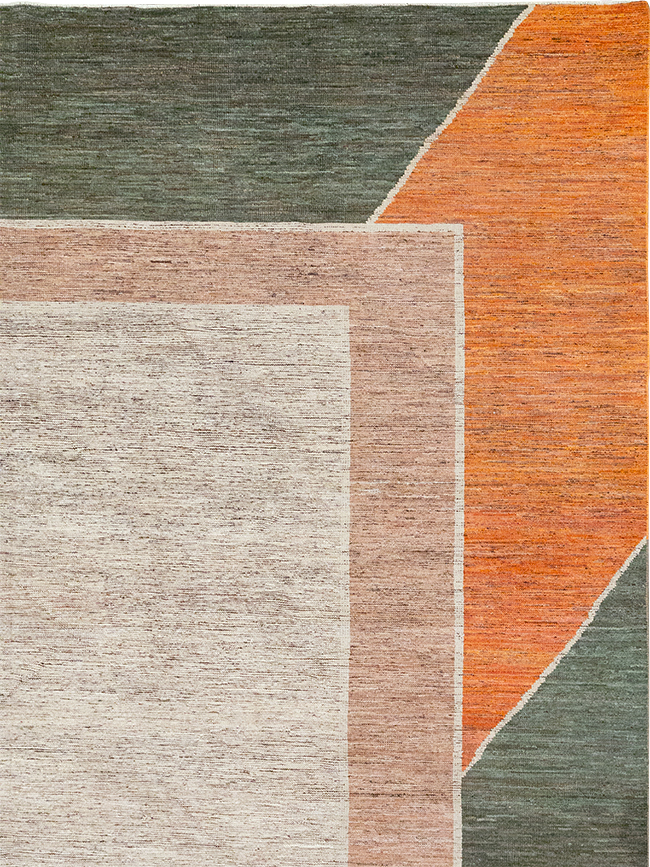 Modern East Turkestan Khotan Room Size Carpet, No.33033 - Gsblank