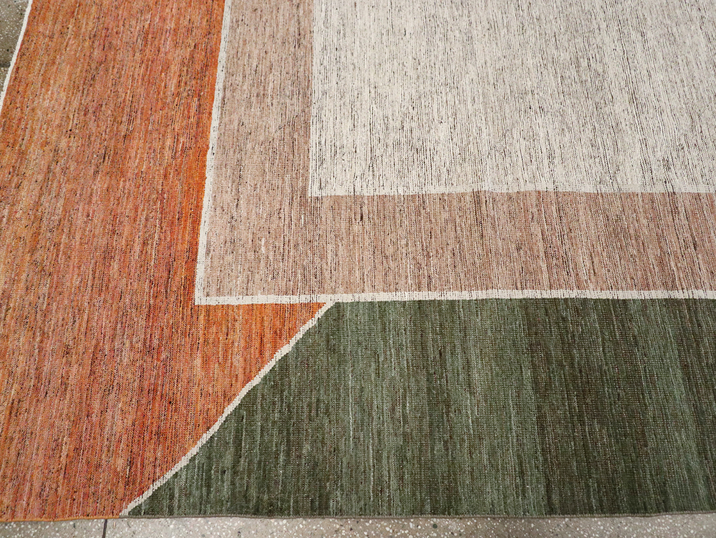 Modern East Turkestan Khotan Room Size Carpet, No.33033 - Gsblank