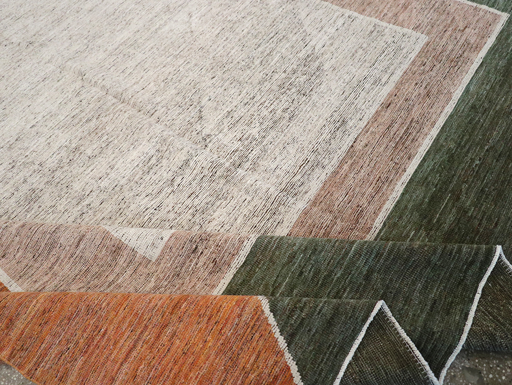 Modern East Turkestan Khotan Room Size Carpet, No.33033 - Gsblank