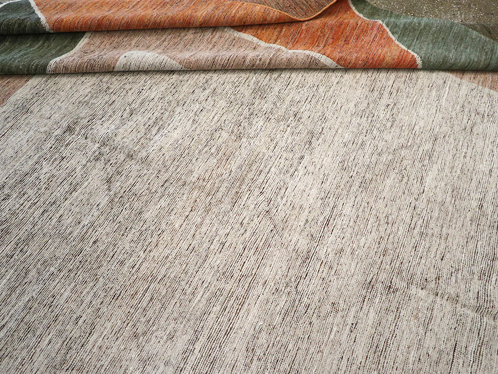 Modern East Turkestan Khotan Room Size Carpet, No.33033 - Gsblank