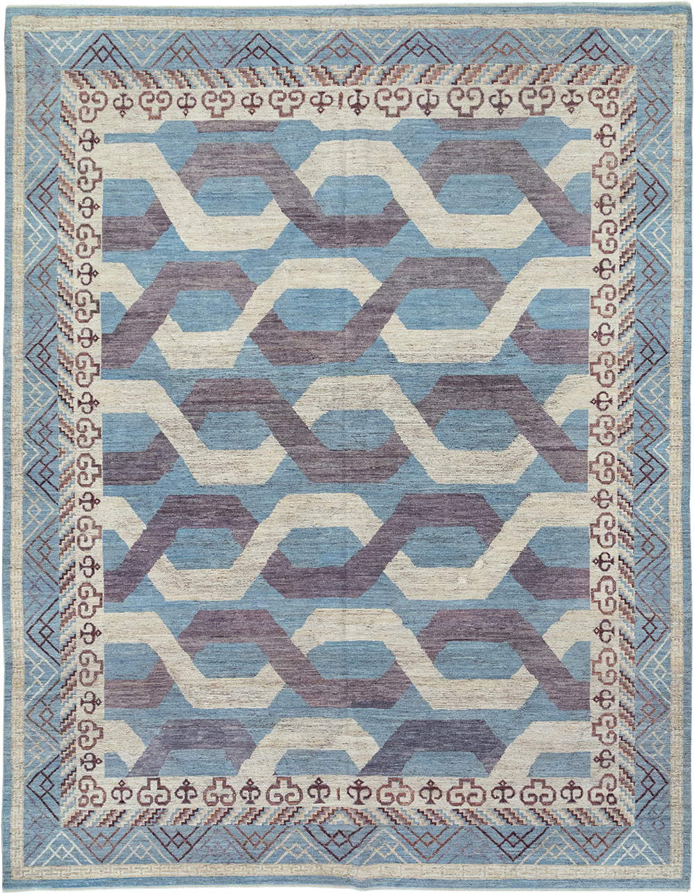 Modern East Turkestan Khotan Room Size Carpet, No.33035 - Gsblank