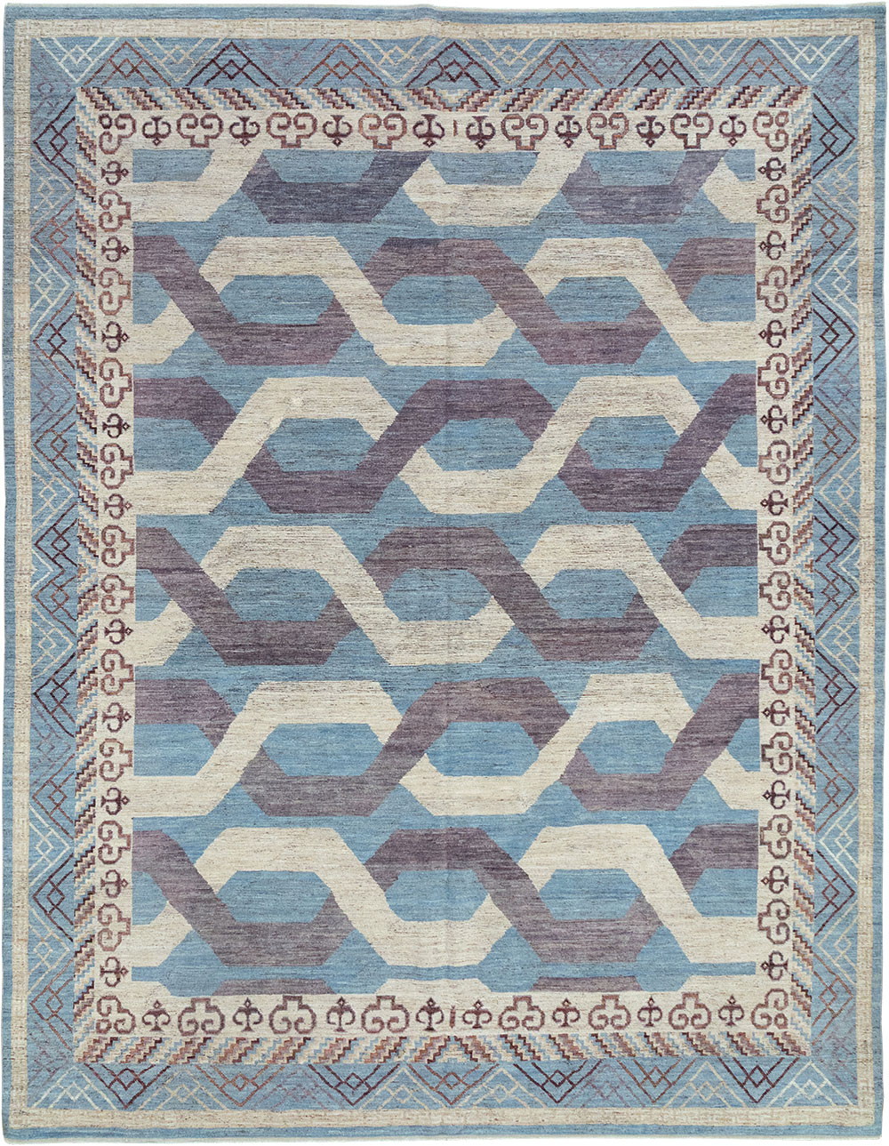 Modern East Turkestan Khotan Room Size Carpet, No.33035 - Gsblank