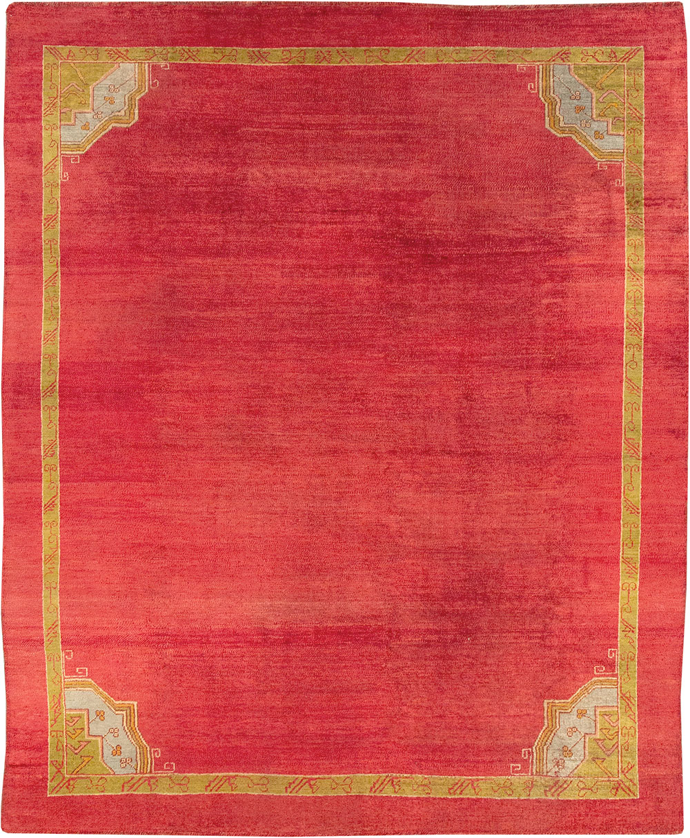 Antique Turkish Oushak Room Size Carpet, No.33037 - Gsblank