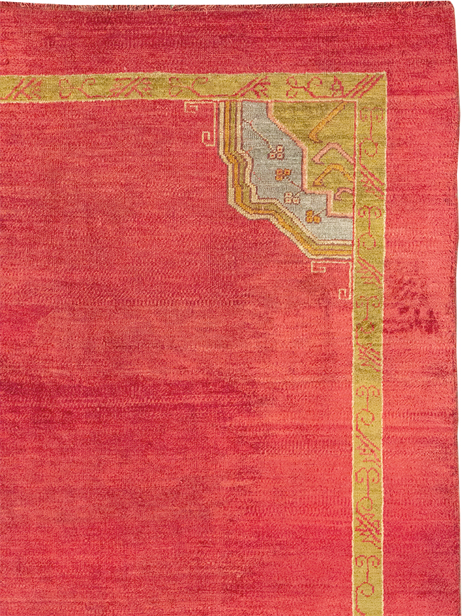 Antique Turkish Oushak Room Size Carpet, No.33037 - Gsblank