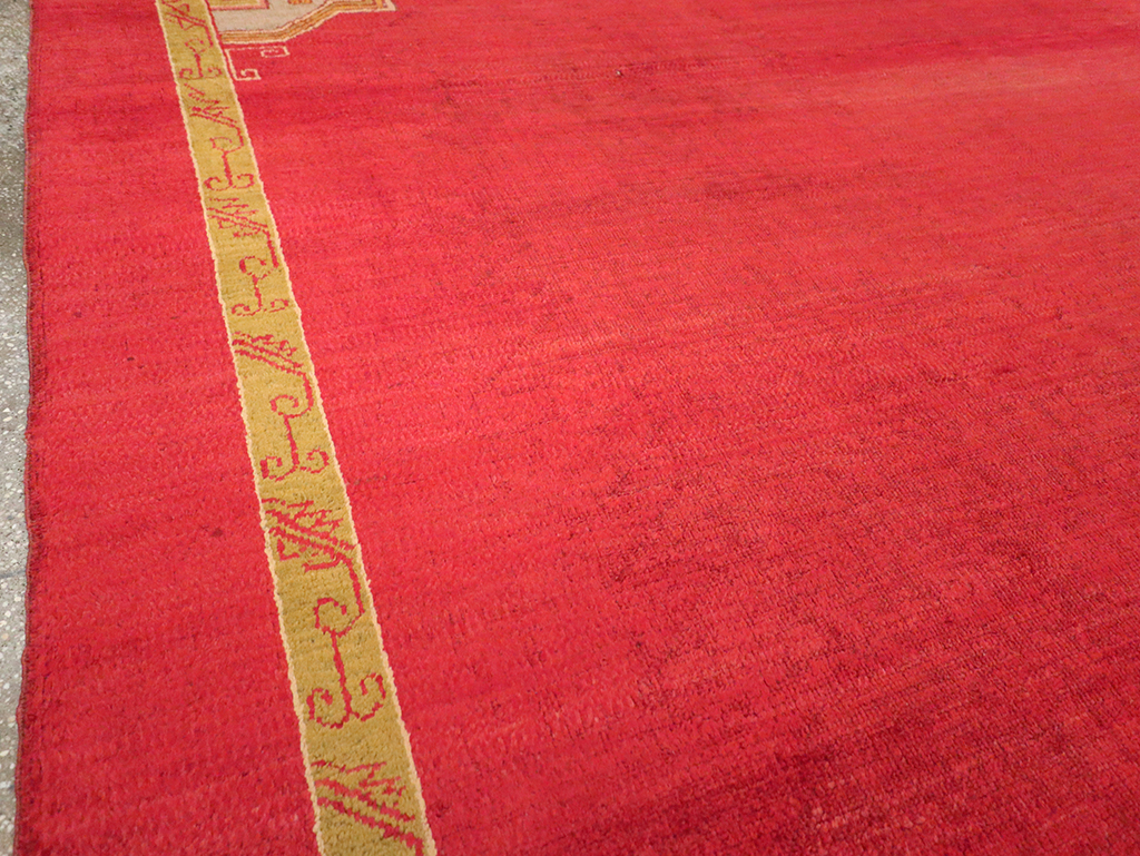 Antique Turkish Oushak Room Size Carpet, No.33037 - Gsblank