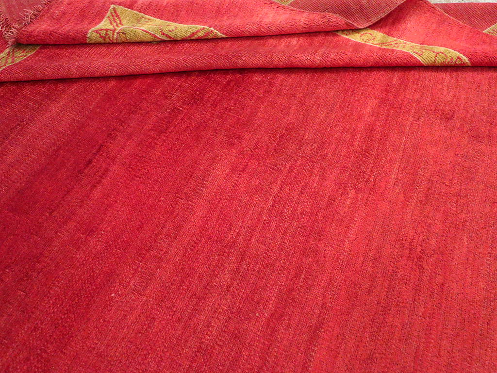 Antique Turkish Oushak Room Size Carpet, No.33037 - Gsblank