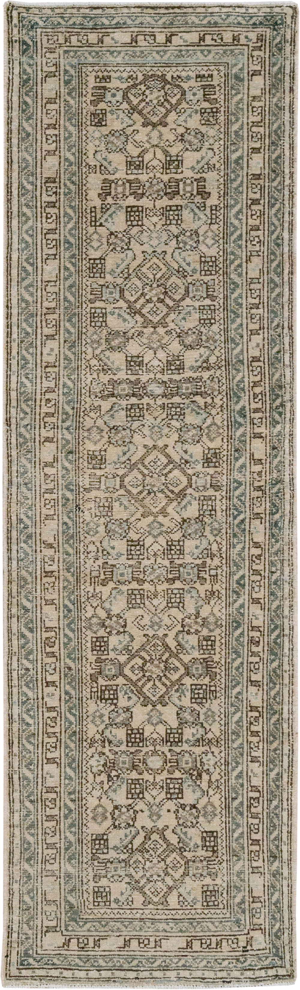 Vintage Persian Malayer Runner, No.33043 - Gsblank