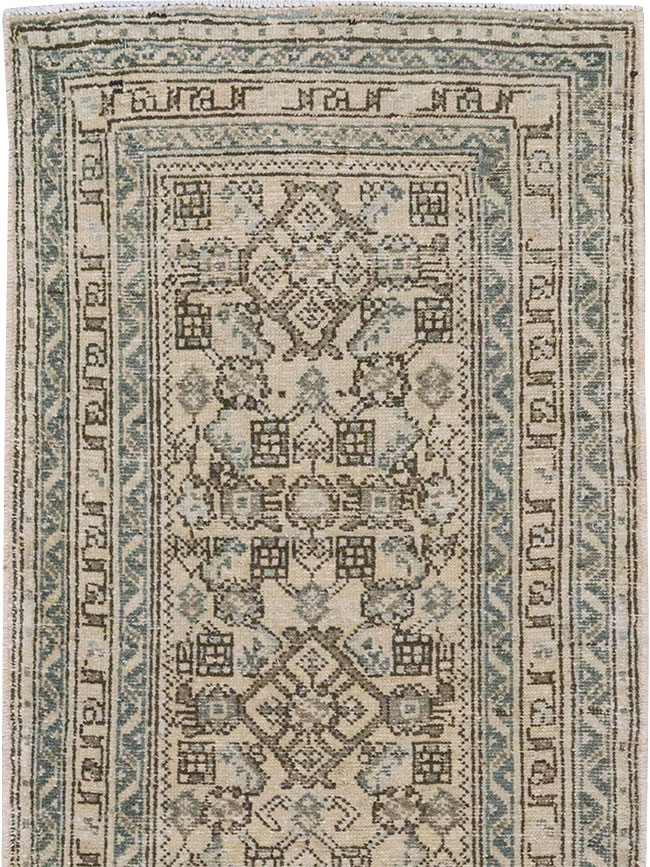 Vintage Persian Malayer Runner, No.33043 - Gsblank