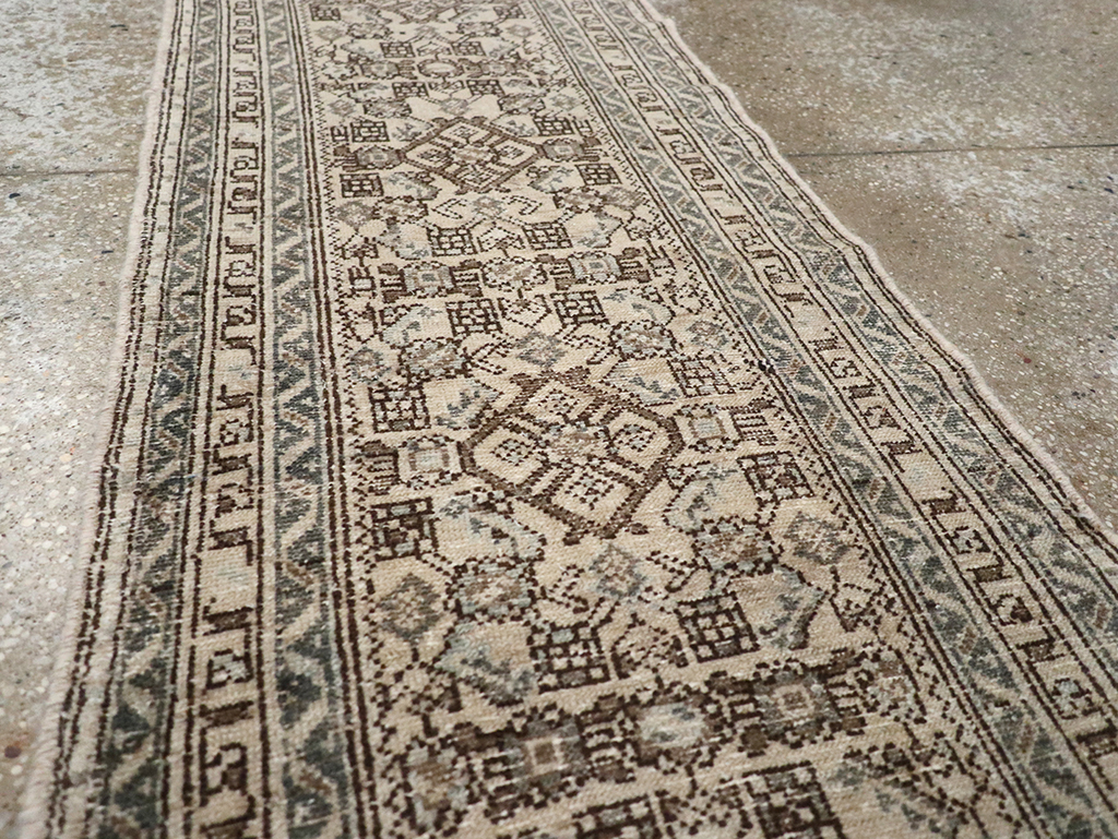 Vintage Persian Malayer Runner, No.33043 - Gsblank