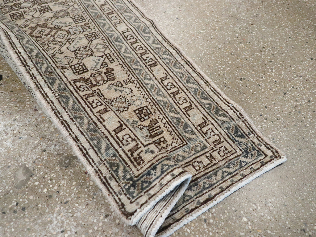 Vintage Persian Malayer Runner, No.33043 - Gsblank
