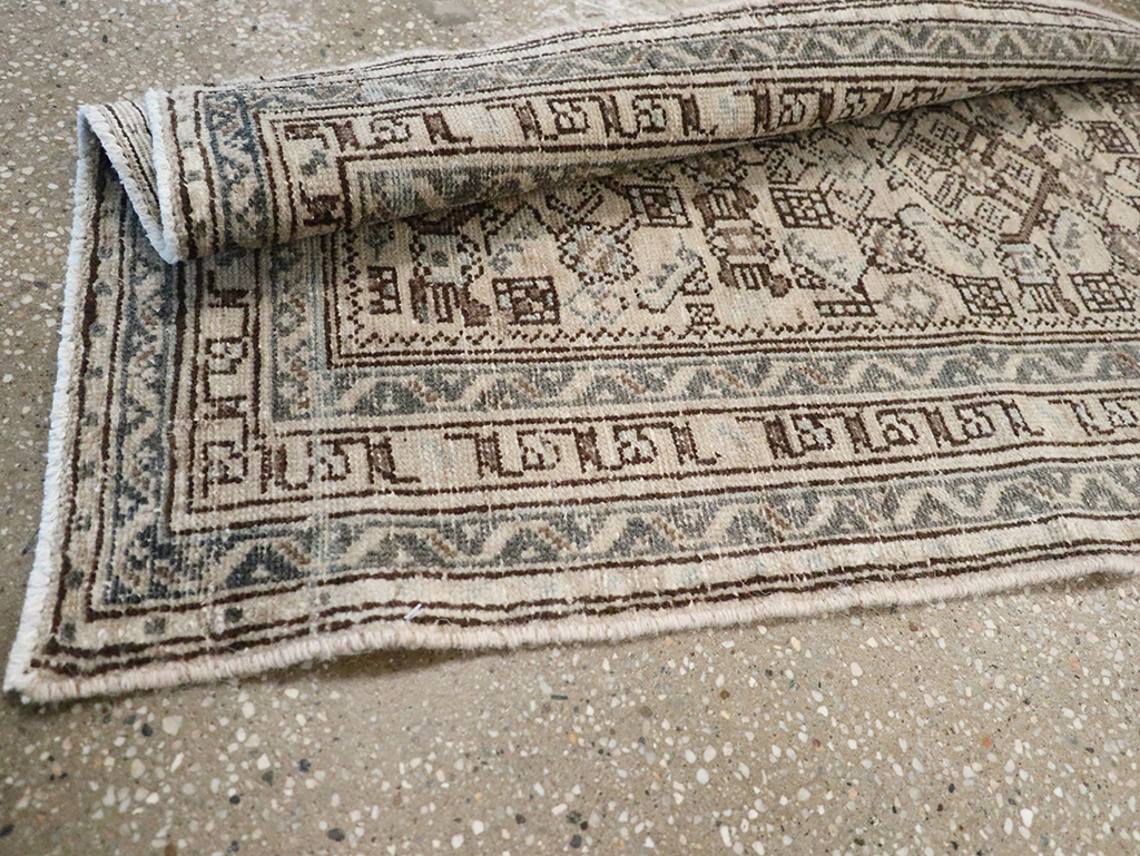 Vintage Persian Malayer Runner, No.33043 - Gsblank
