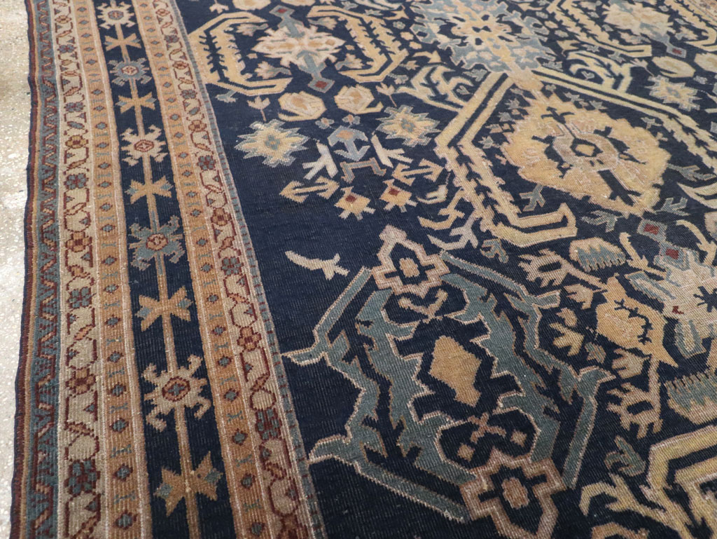 Vintage Indian Lahore Accent Rug, No.33046 - Gsblank