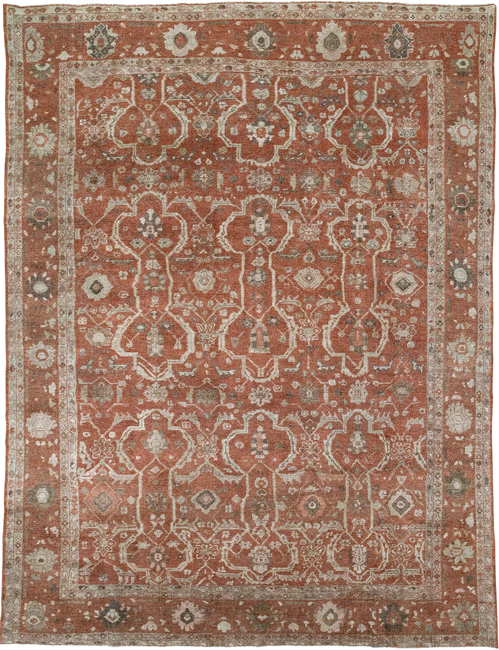 Antique Persian Mahal Room Size Carpet, No.33048 - Gsblank