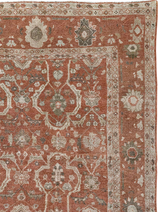 Antique Persian Mahal Room Size Carpet, No.33048 - Gsblank