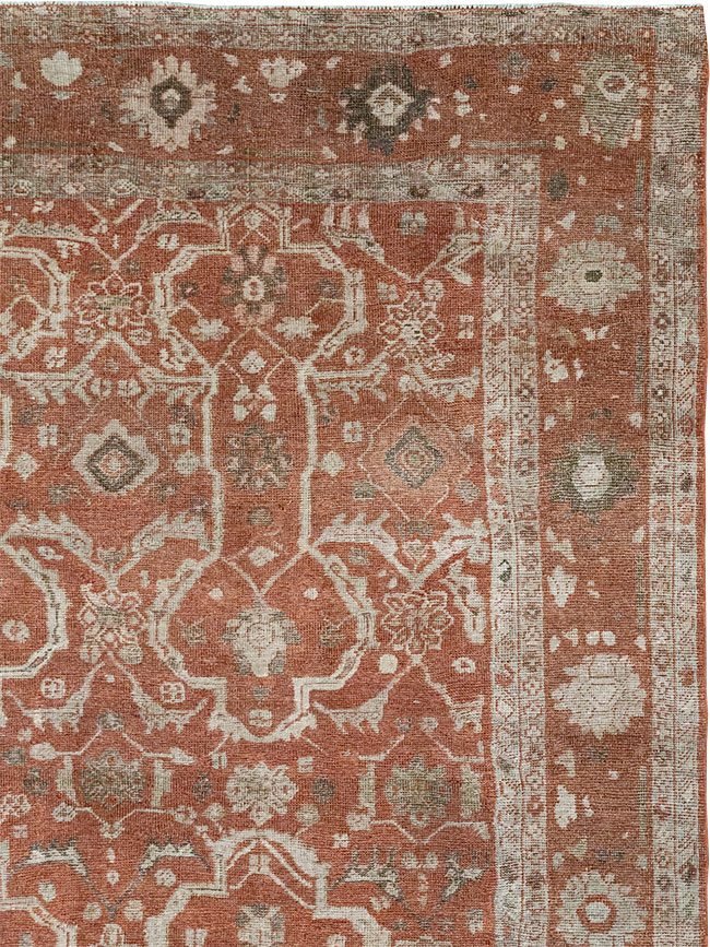 Antique Persian Mahal Room Size Carpet, No.33048 - Gsblank