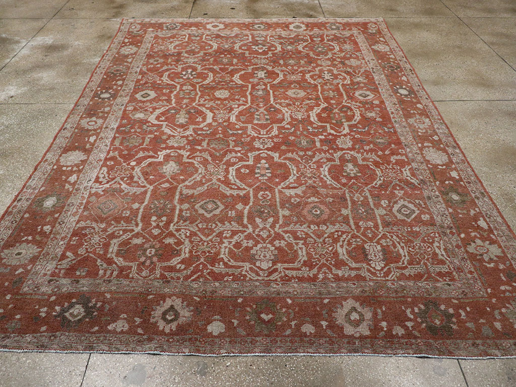 Antique Persian Mahal Room Size Carpet, No.33048 - Gsblank