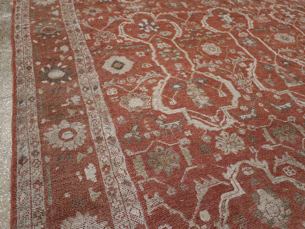 Antique Persian Mahal Room Size Carpet, No.33048 - Gsblank