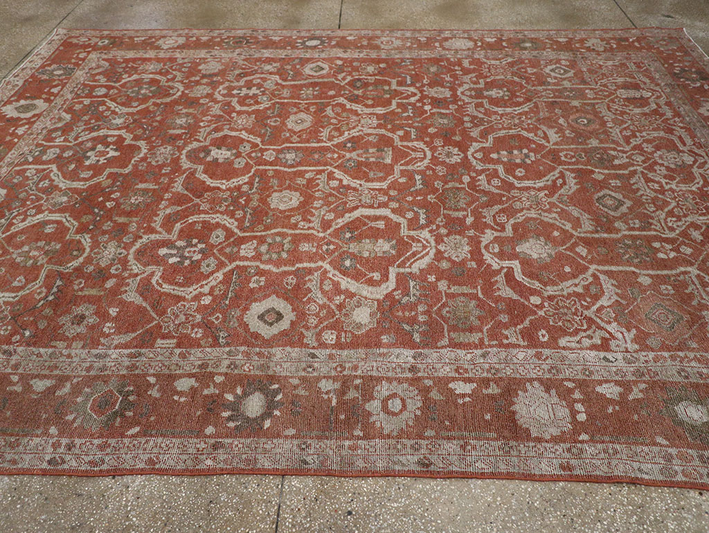 Antique Persian Mahal Room Size Carpet, No.33048 - Gsblank