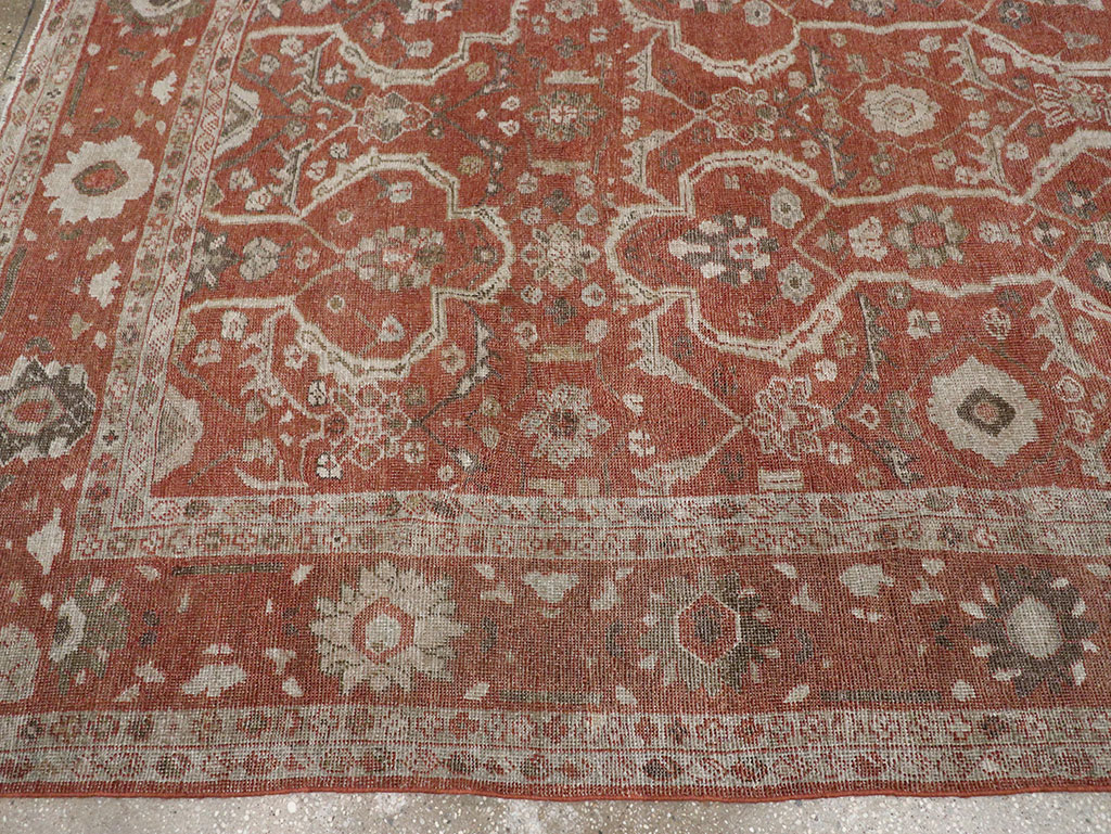 Antique Persian Mahal Room Size Carpet, No.33048 - Gsblank
