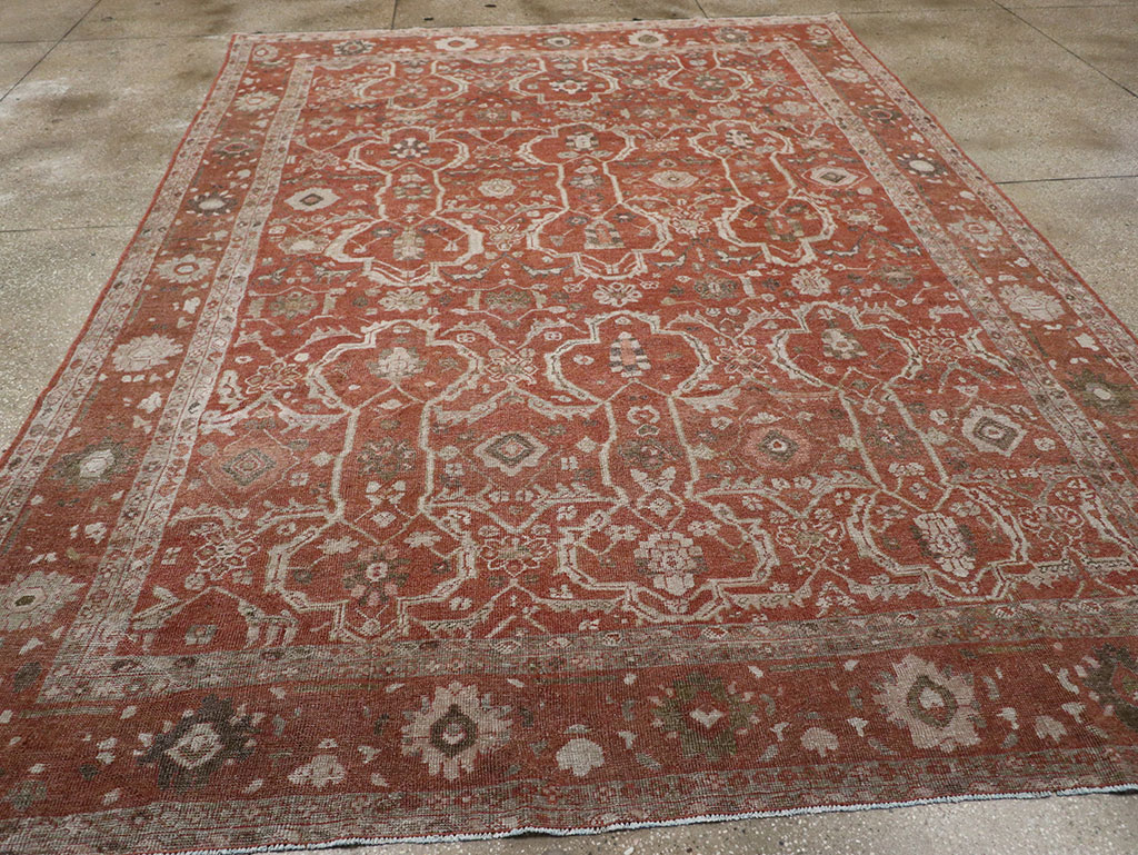 Antique Persian Mahal Room Size Carpet, No.33048 - Gsblank