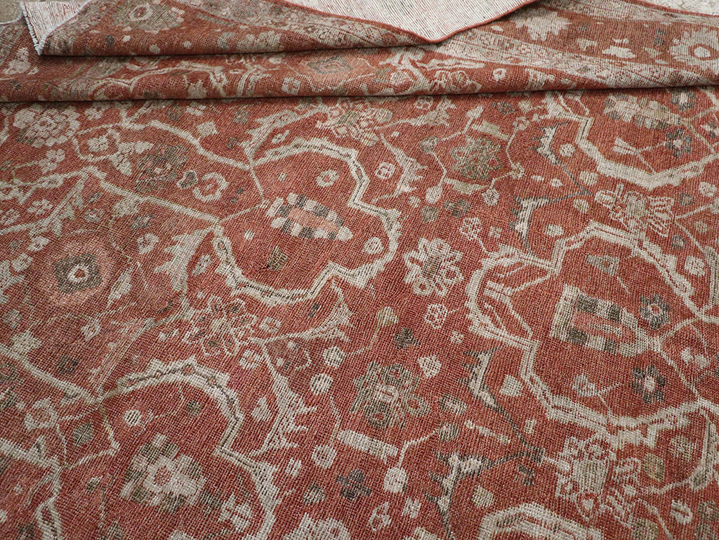 Antique Persian Mahal Room Size Carpet, No.33048 - Gsblank