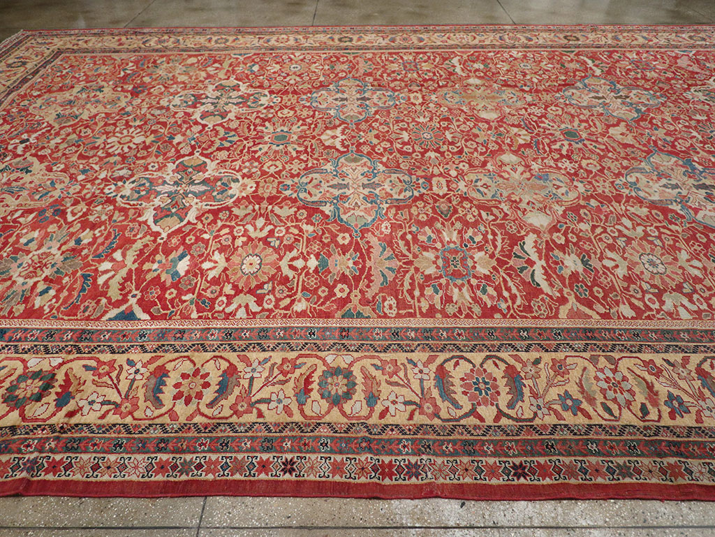 Antique Persian Mahal Oversize Carpet, No.33052 - Gsblank