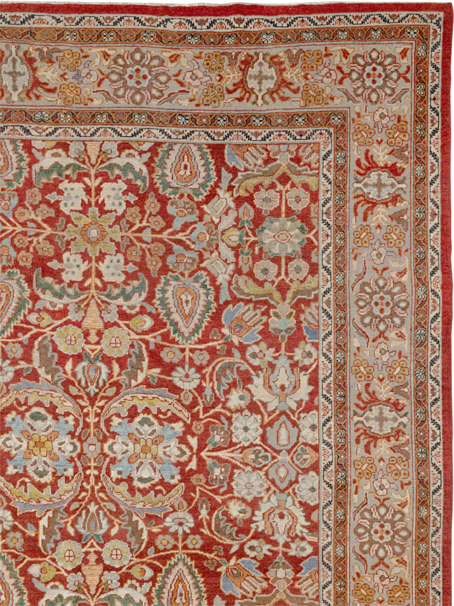 Antique Persian Mahal Oversize Carpet, No.33053 - Gsblank