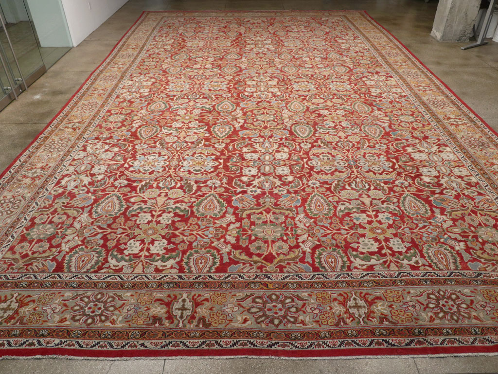 Antique Persian Mahal Oversize Carpet, No.33053 - Gsblank