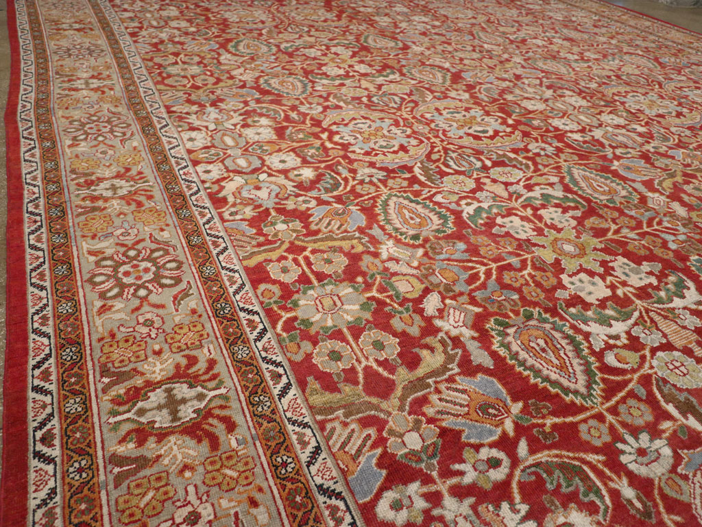 Antique Persian Mahal Oversize Carpet, No.33053 - Gsblank