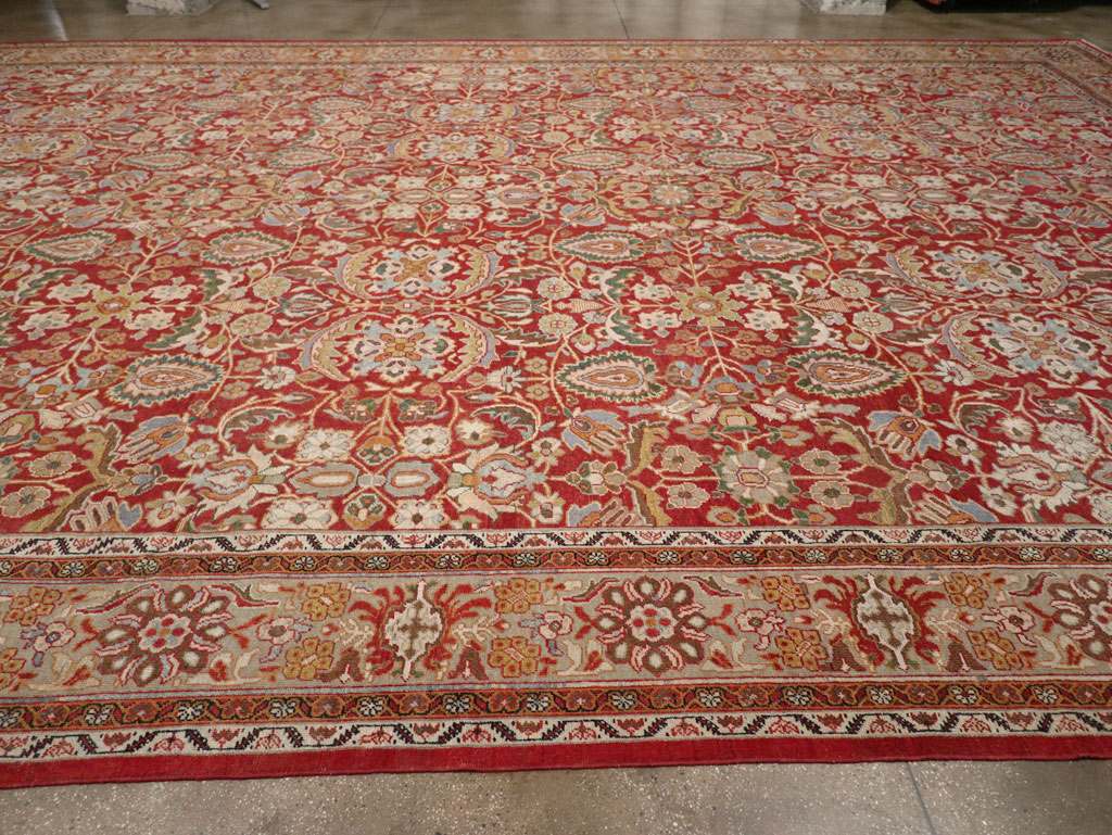 Antique Persian Mahal Oversize Carpet, No.33053 - Gsblank