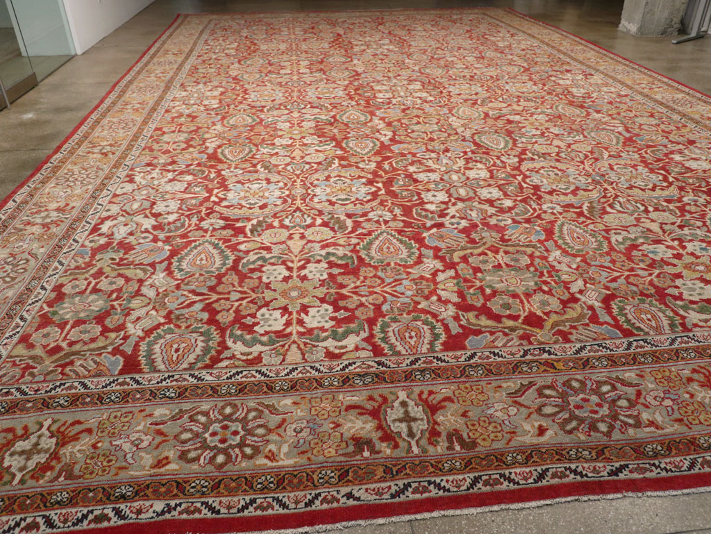 Antique Persian Mahal Oversize Carpet, No.33053 - Gsblank